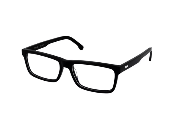 Leo Optical / Black Acetate & Blue - Light Lens - Shade Files